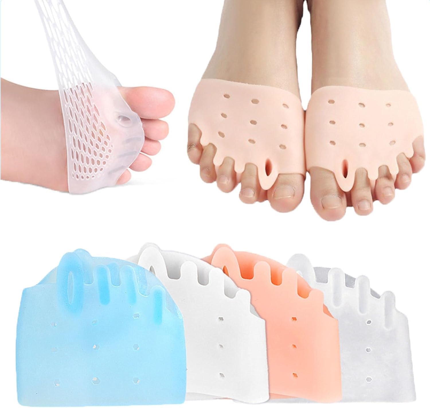 Hyggear separateur doigt de pied voute plantaire silicone métatarsiens – Image 3