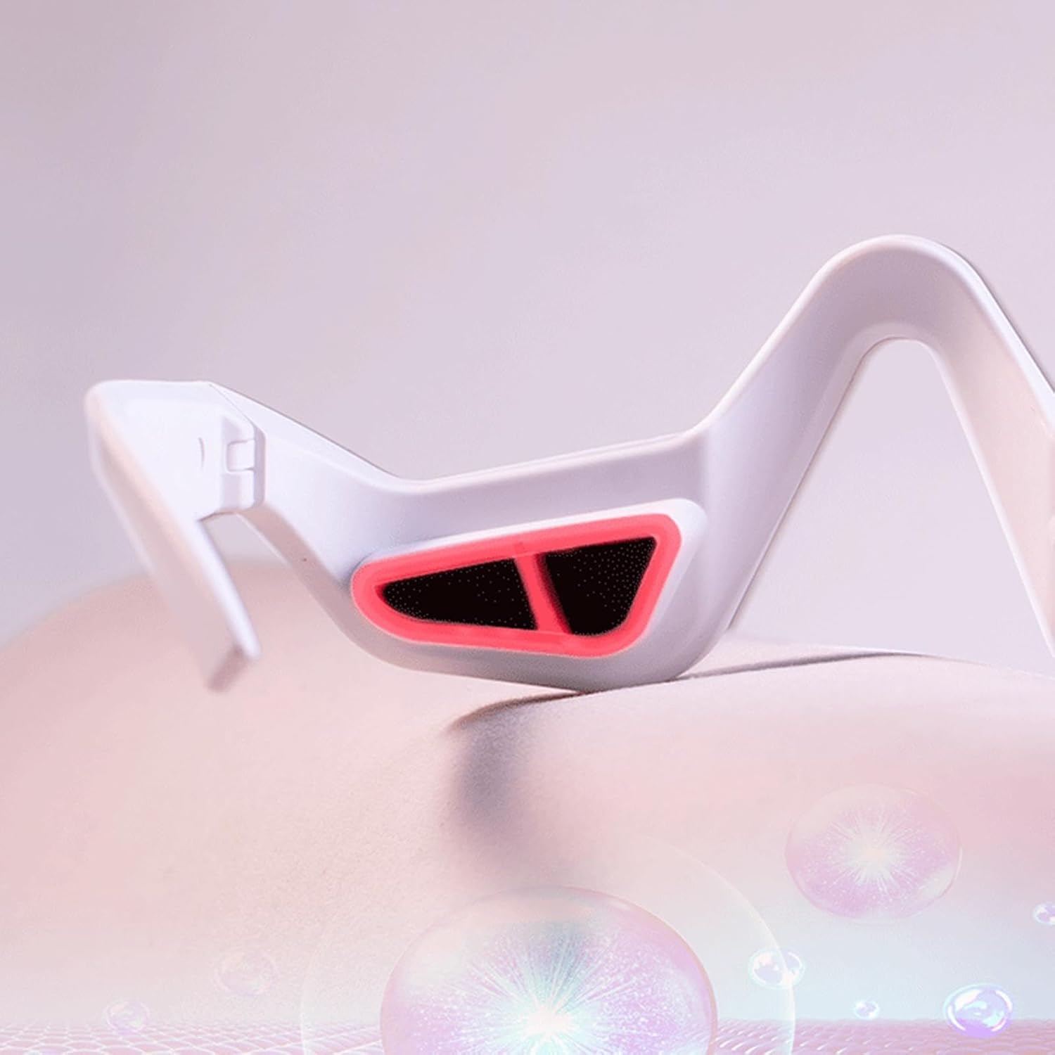 Renewa EyeLift lunettes de massage EMS lumière rouge soin des yeux vachettes foncées gonflements réduction de la fatigue oculaire relaxant – Image 5