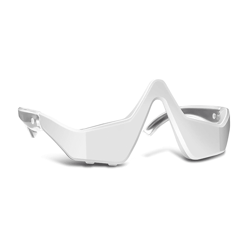 Renewa EyeLift lunettes de massage EMS lumière rouge soin des yeux vachettes foncées gonflements réduction de la fatigue oculaire relaxant