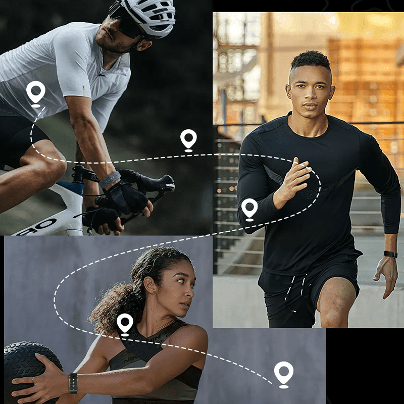 Bracelet connecté bande de sport fréquence cardiaque tensiomètre étanche 30 jours autonomie – Image 8