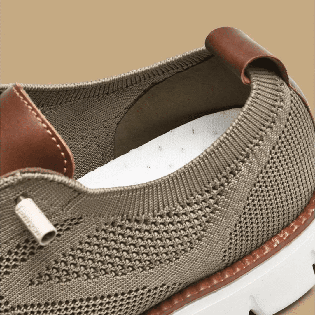 Urbano Chaussure orthopedique confortable pour hommes de style britannique respirantes d'été en maille – Image 2
