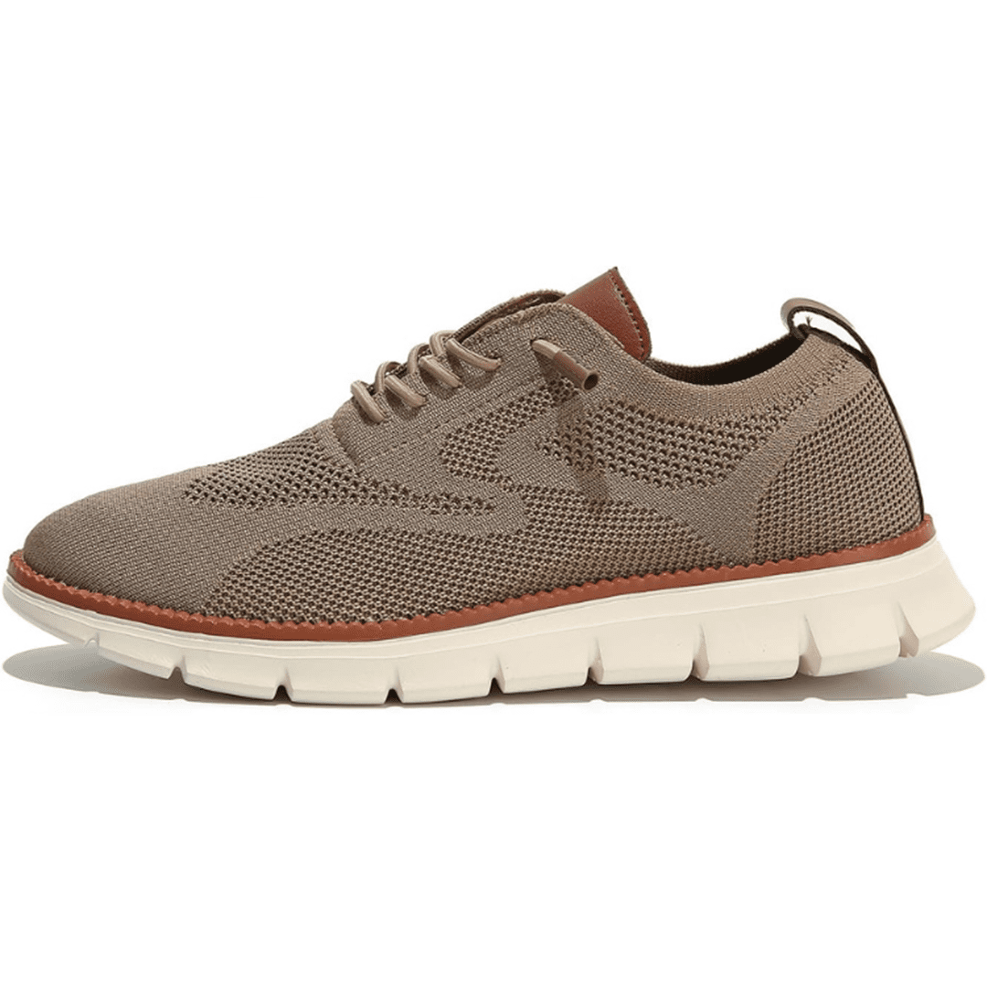 Urbano Chaussure orthopedique confortable pour hommes de style britannique respirantes d'été en maille – Image 5