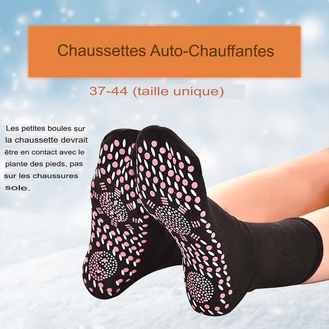 Thérapie naturelle sans médicaments grâce aux chaussettes auto-chauffantes TourmaRelief