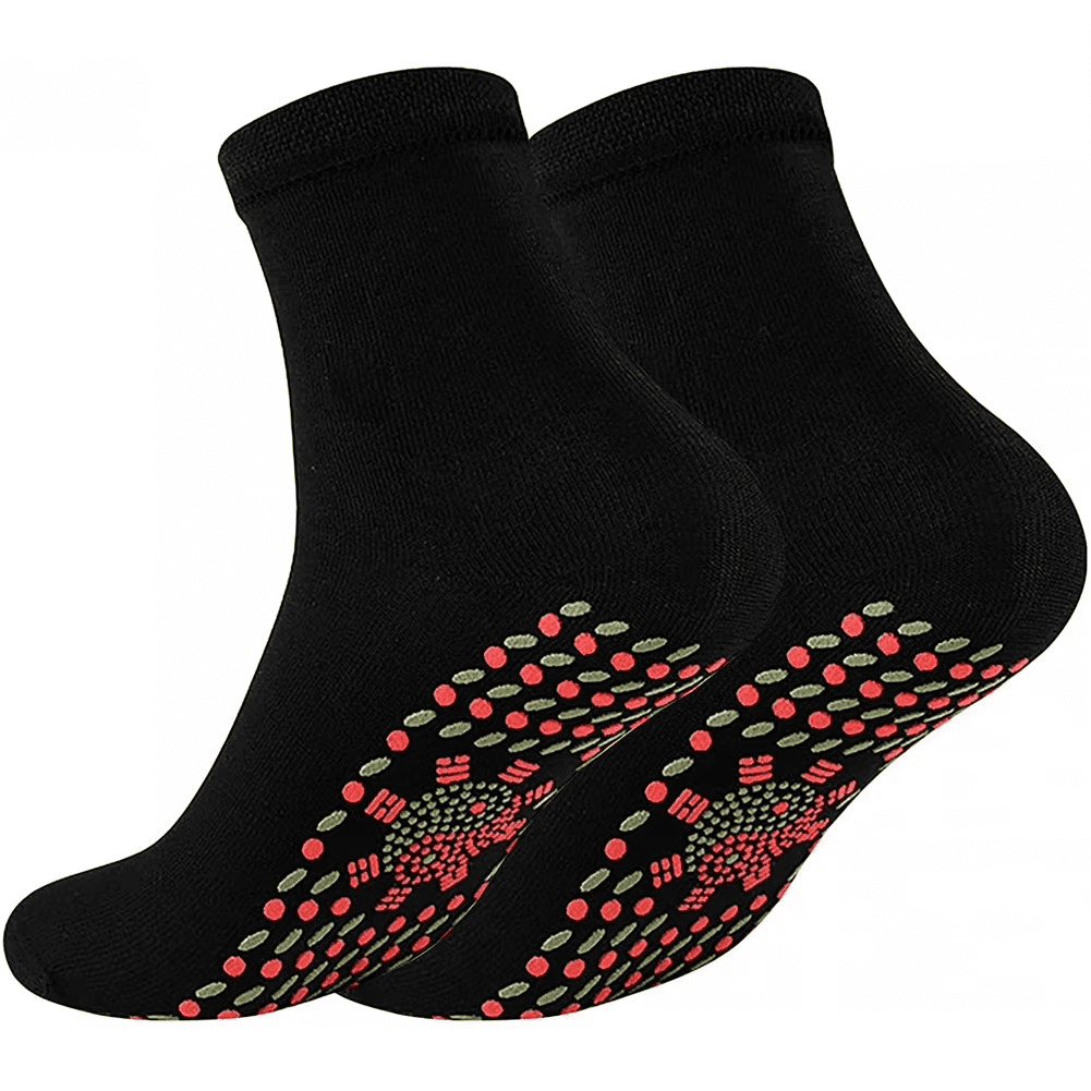 Chaussettes TourmaRelief en tourmaline auto-chauffantes pour soulager les douleurs aux pieds