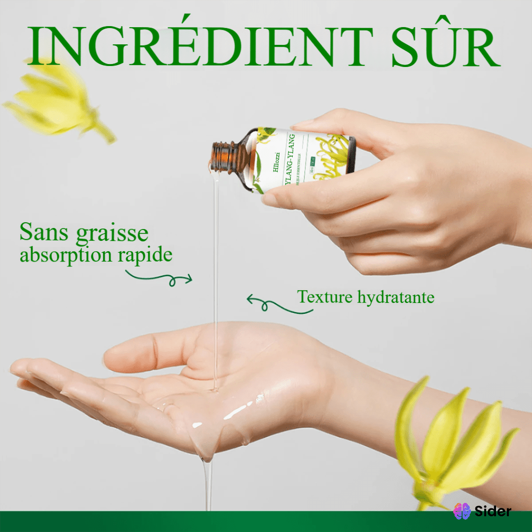 Huile essentielle Medilisk Ylang Ylang pure en flacon de 30 ml