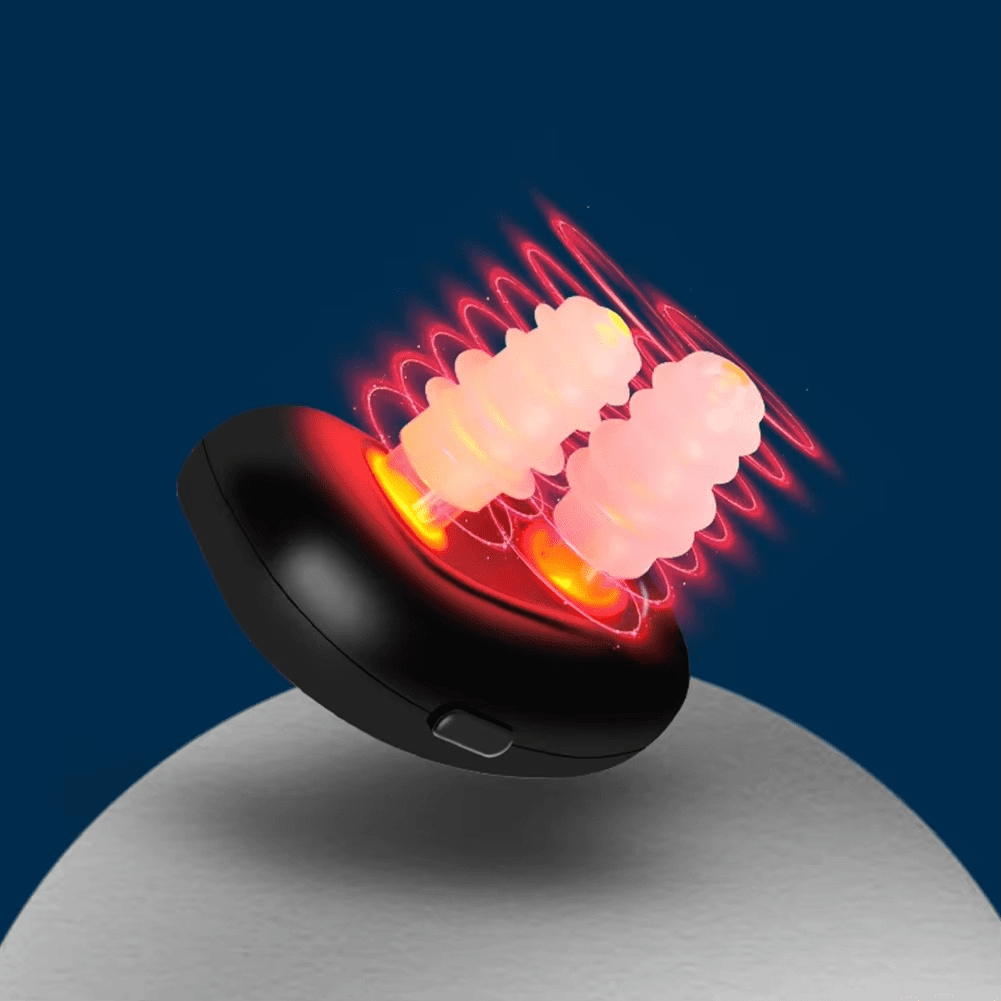 Vue détaillée des spécifications techniques du dispositif SleepLux à lumière rouge