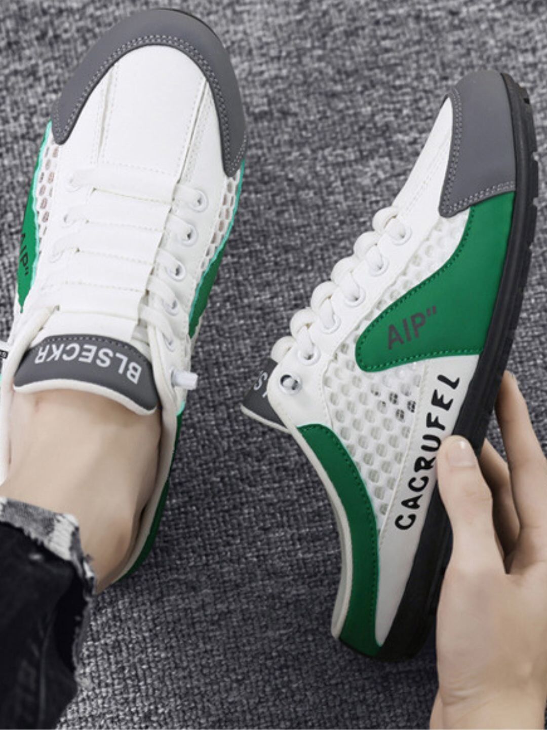 Mainine Mocassins en mesh respirant pour homme – Style décontracté et sportif – Image 6