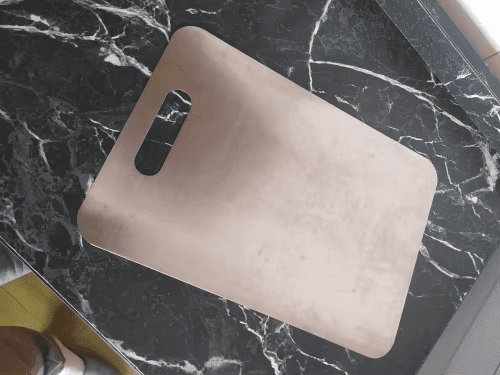 Katuchef Planche à découper 100 % titane : fini les microplastiques, les bactéries et les couteaux émoussés – Image 6