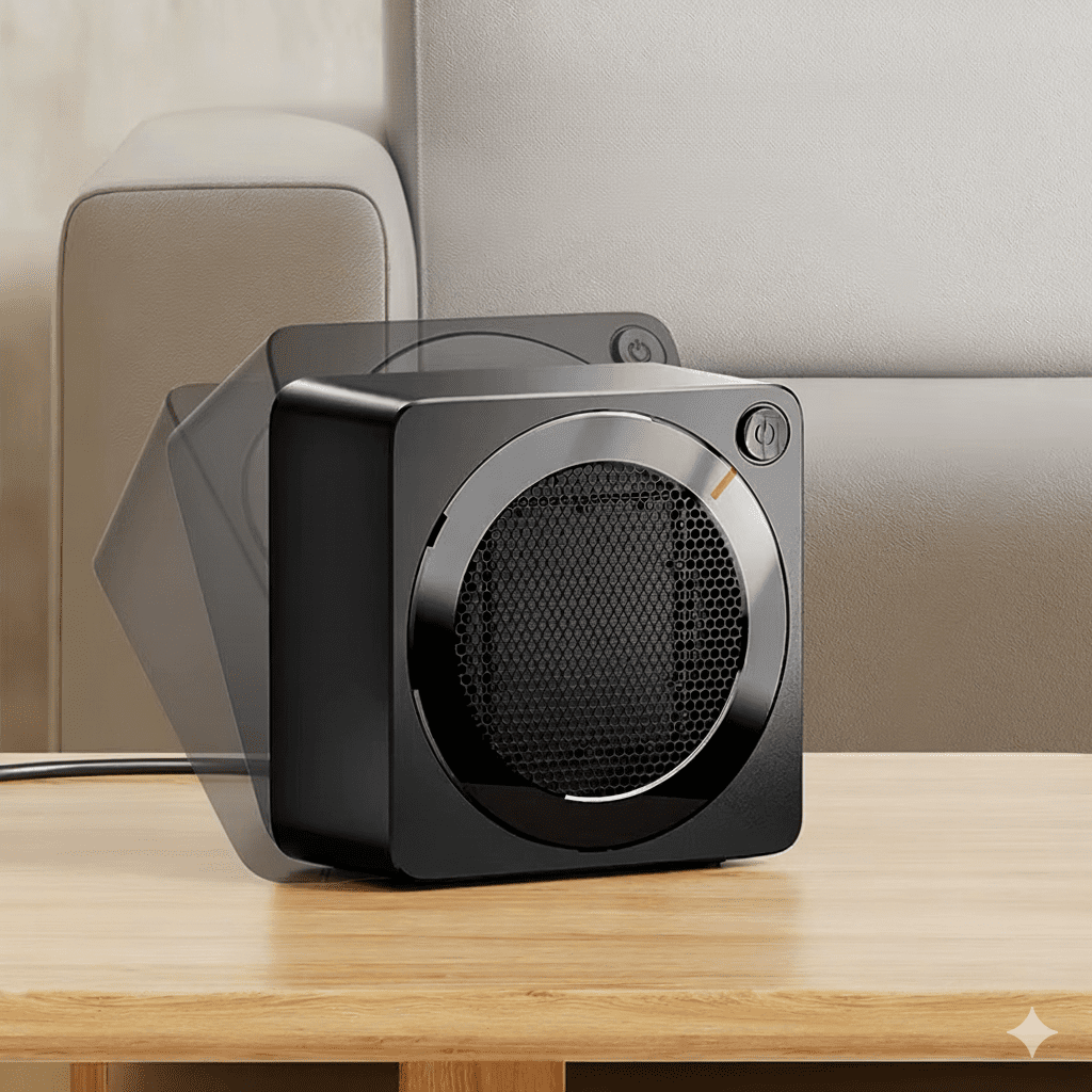 Radiateurs de bureau électriques à économie d'énergie 500W chauffage rapide en céramique PTC – Image 2