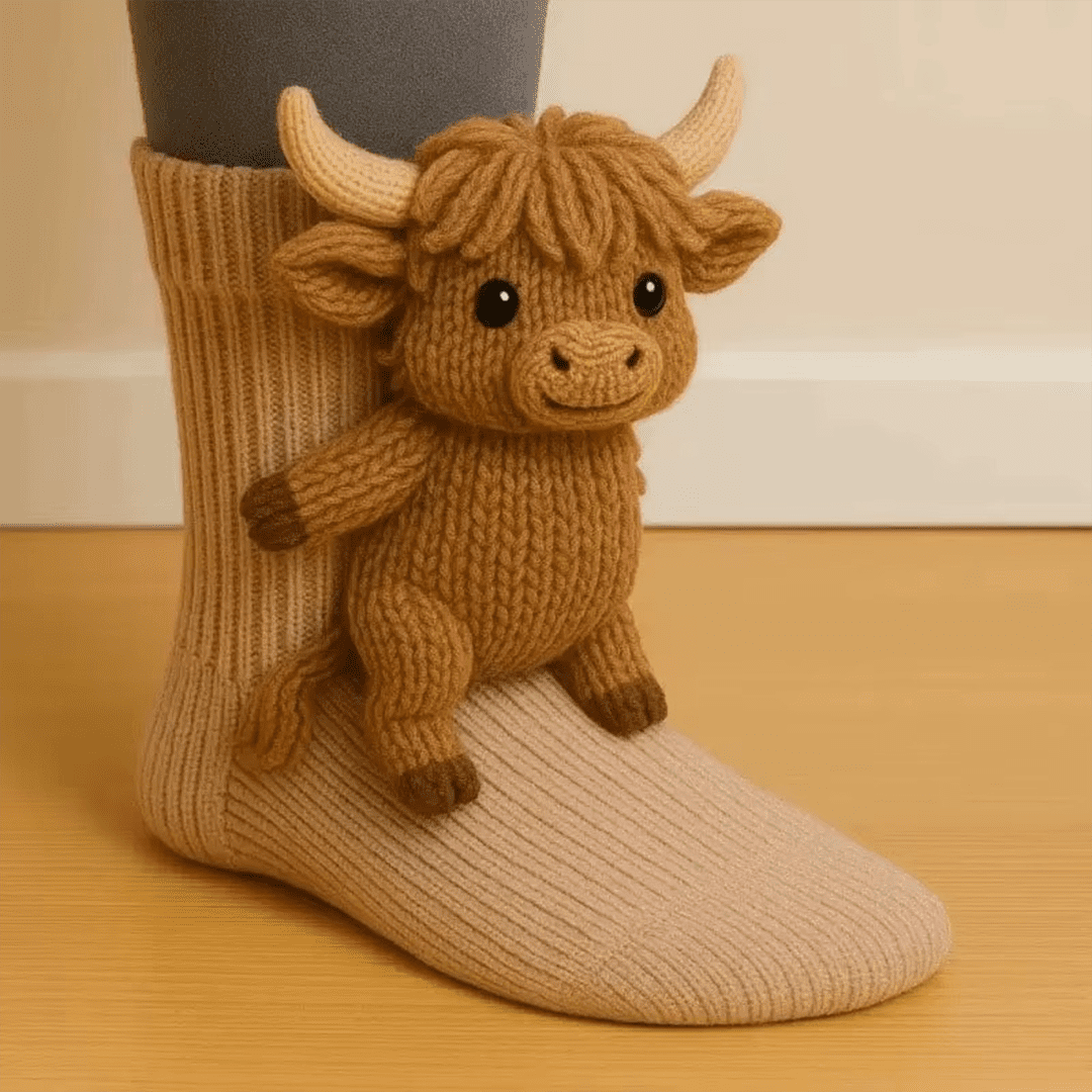 Rerocky™ HugHug Chaussette chaude avec animaux – Image 4