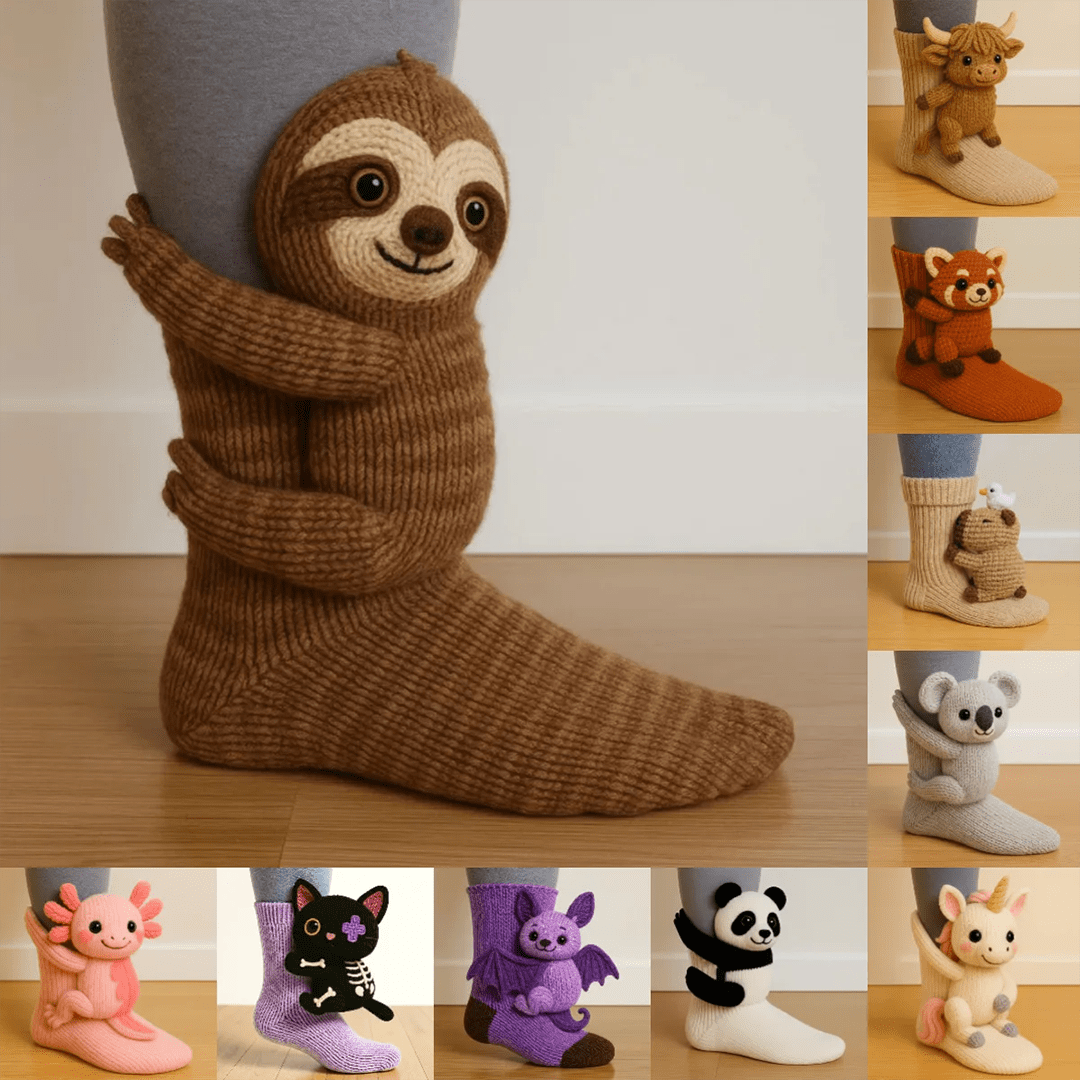 Rerocky™ HugHug Chaussette chaude avec animaux – Image 7