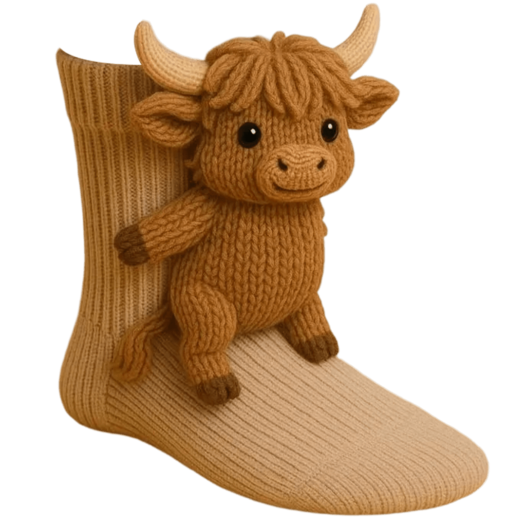 Chaussettes longues en coton respirant Rerocky™ HugHug offrant chaleur et confort.