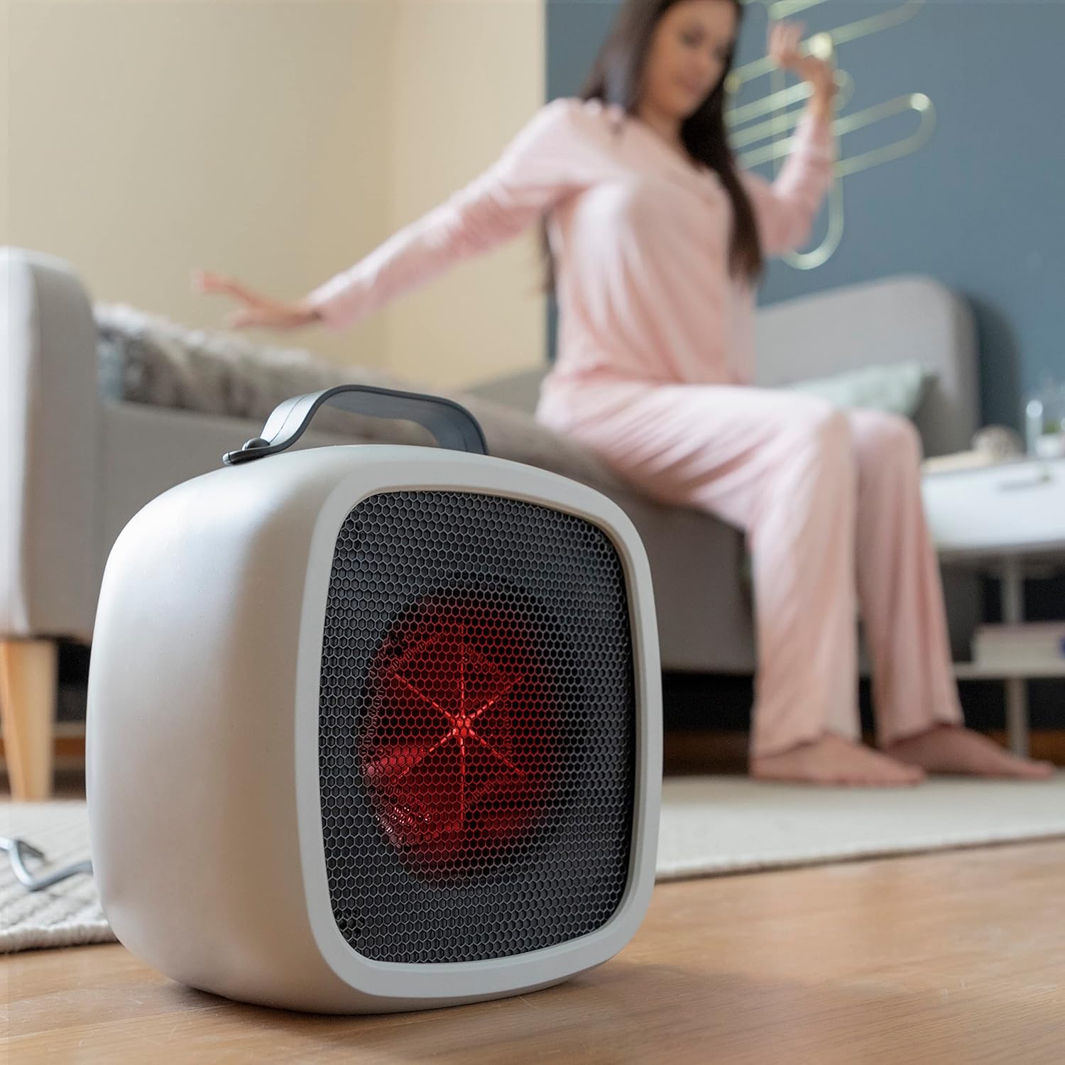 Mini radiateurs en céramique portables 500W silencieux – Image 5