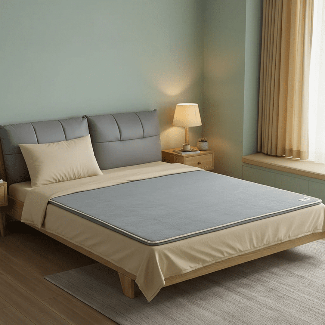 Couverture chauffante électrique avec thermostat automatique pour lit – Image 9