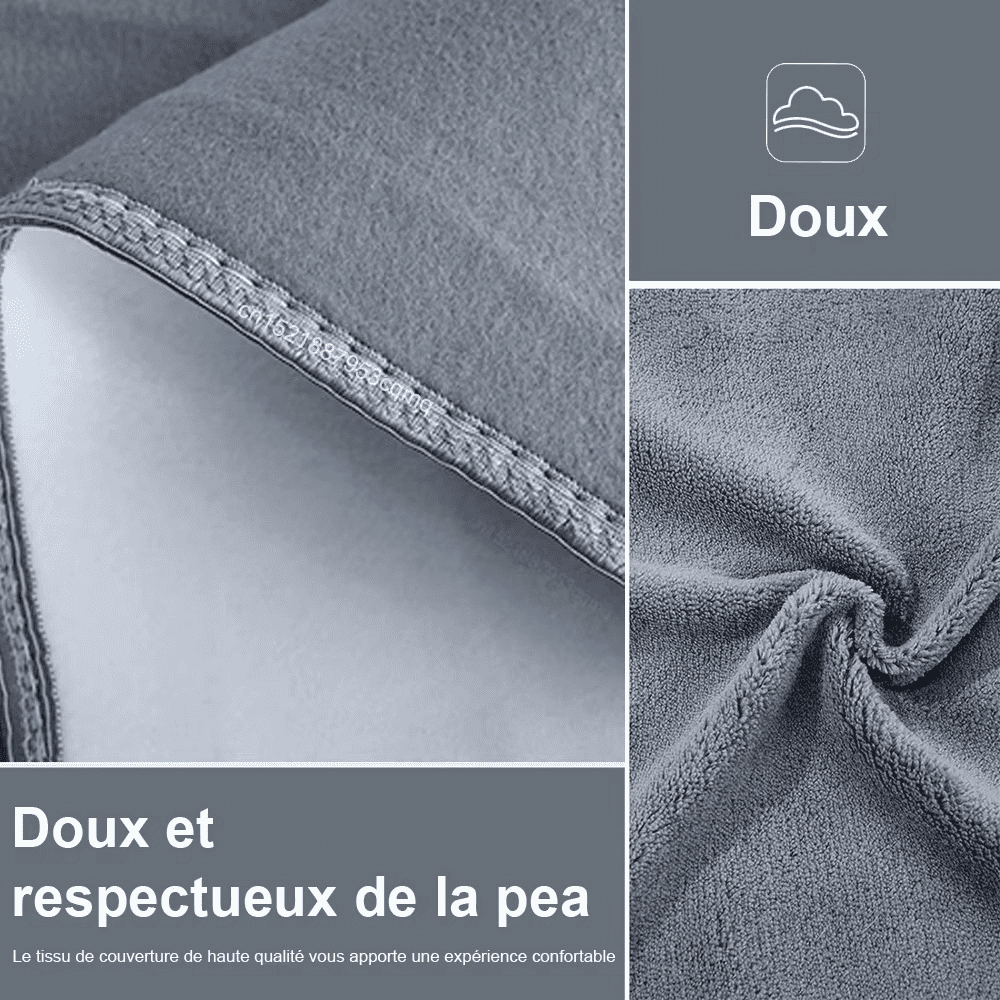 Couverture chauffante électrique avec thermostat automatique pour lit – Image 2