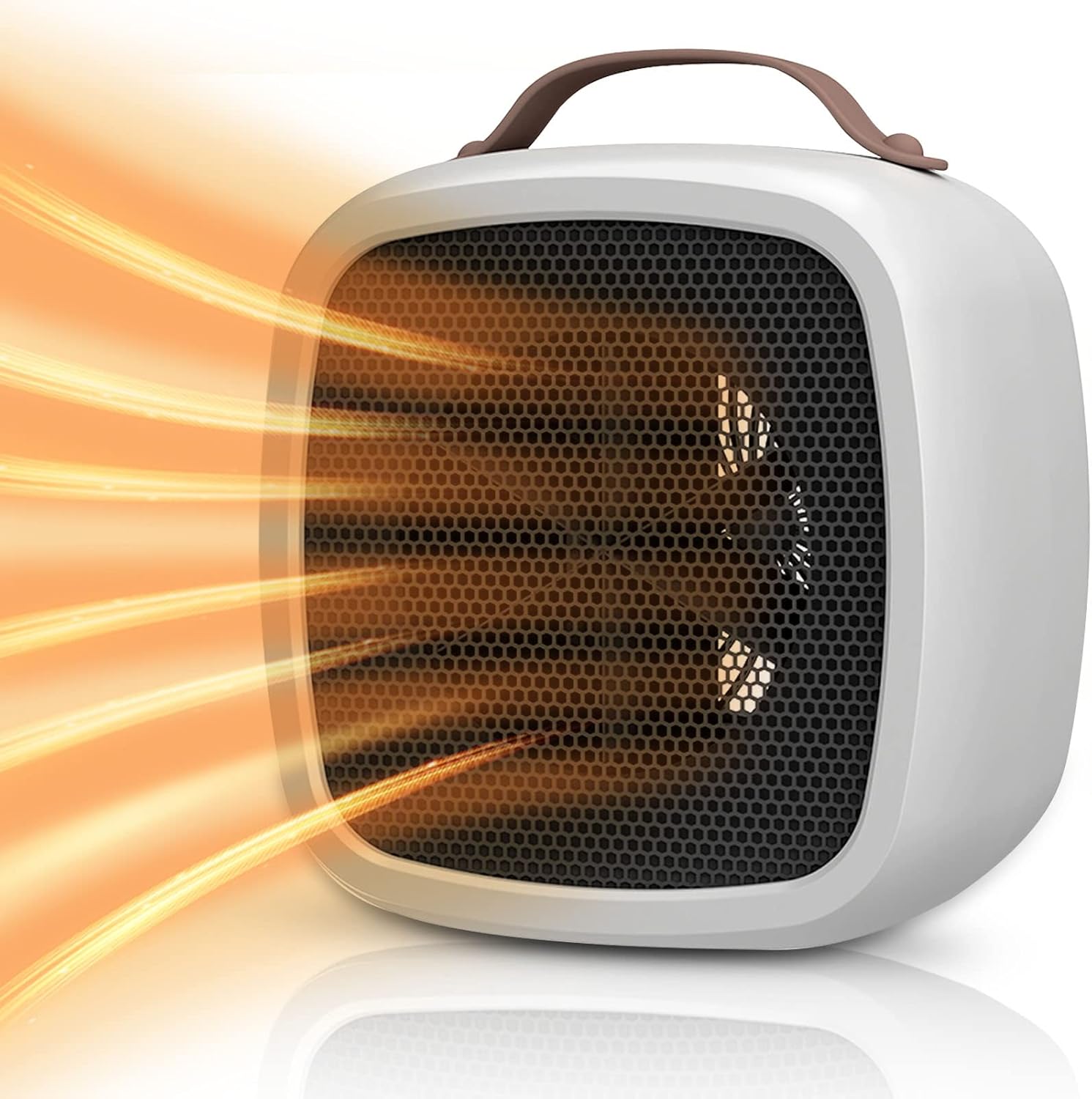Mini radiateurs en céramique portables 500W silencieux – Image 4