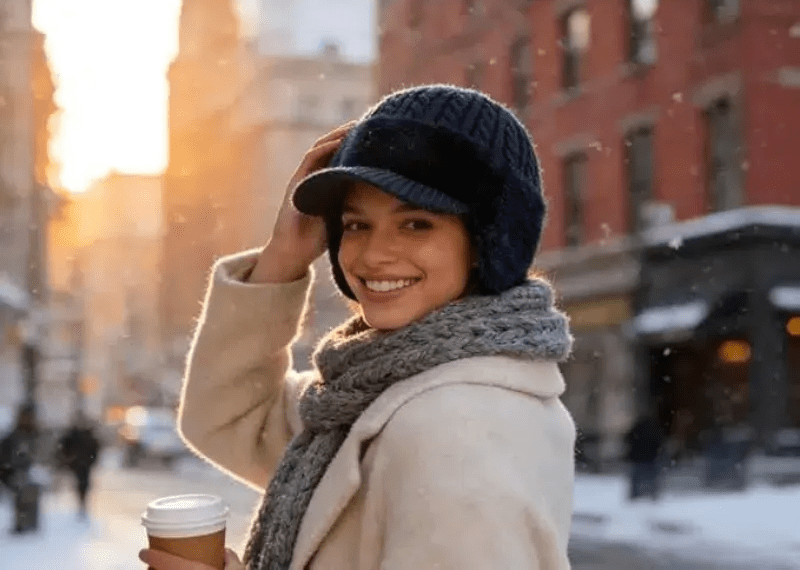 Yooje Bonnet d'hiver ultra-chaud avec protection des oreilles – Image 2