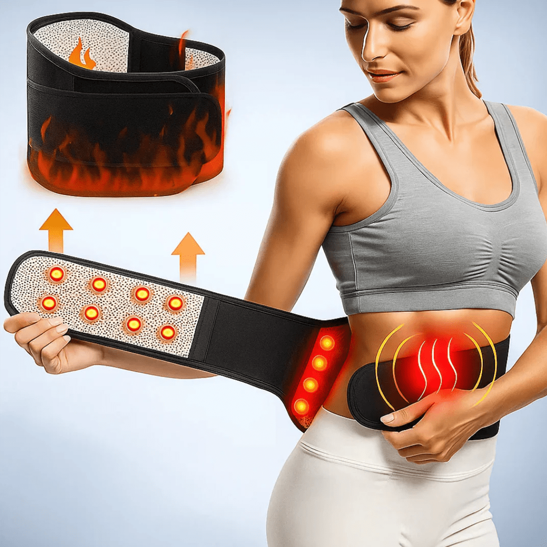 Vue arrière montrant les sangles ajustables de la ceinture