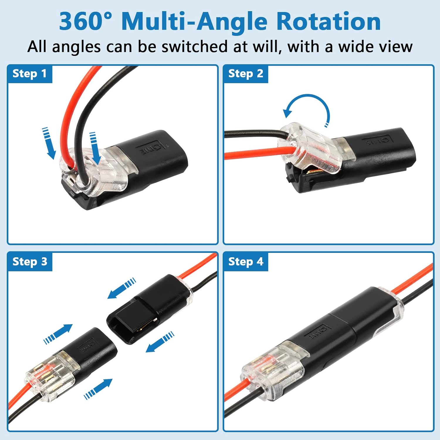Connecteurs rapides filaires verrouillés ignifuges – Image 7