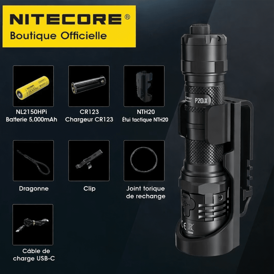 nitecore-p20ix-avec-etui-tactique
