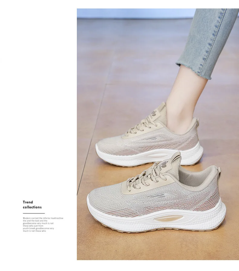 Baskets orthofeet femme beige – Image 6