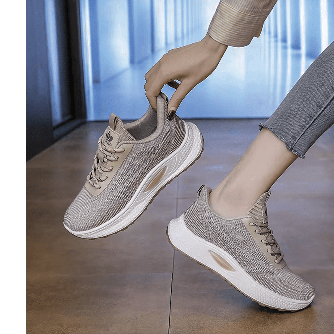 Baskets orthofeet femme beige – Image 3