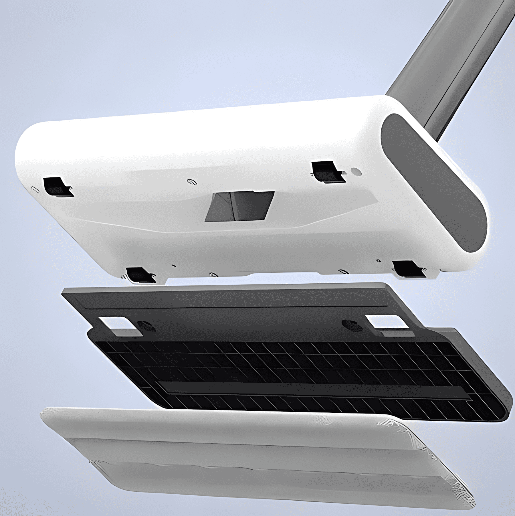 port de recharge usb type c sur aspirateur balai sans fil
