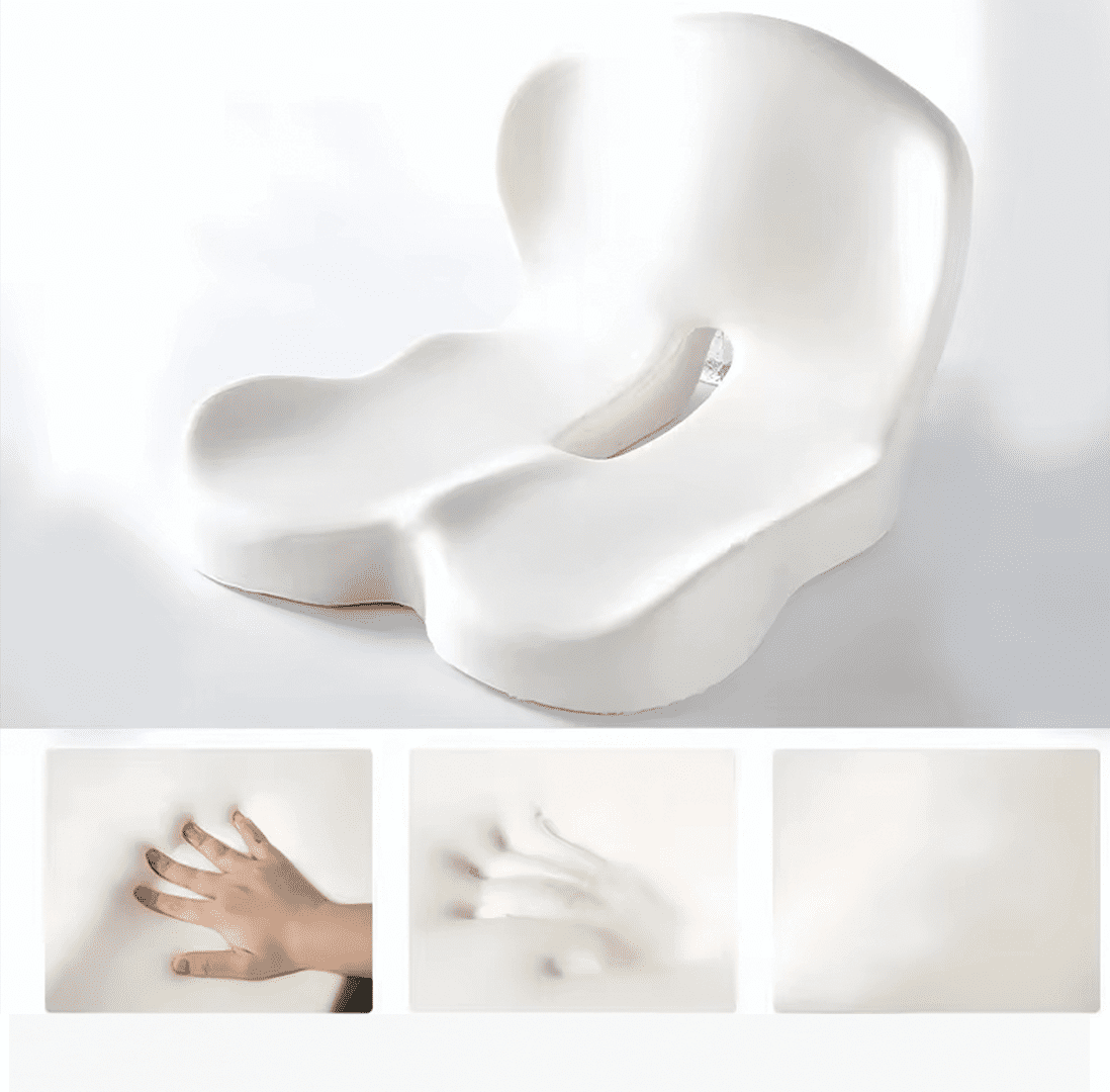 Ergopad Coussin de siège à mémoire de forme de voiture respirant – Image 3