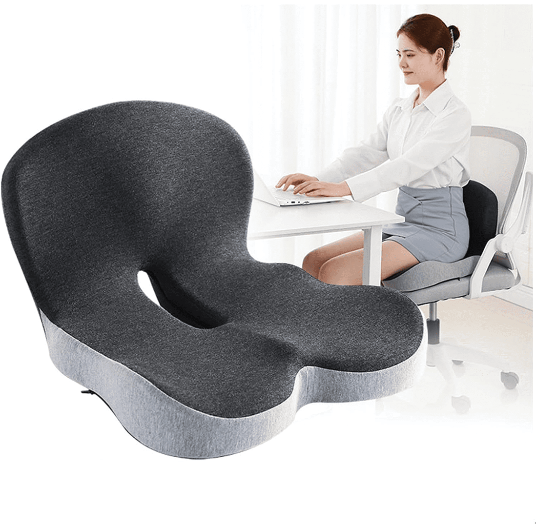 Ergopad Coussin de siège à mémoire de forme de voiture respirant – Image 4