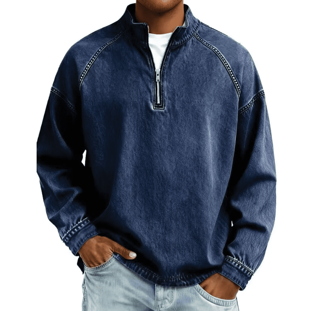 homme portant t shirt retro avec jean style decontracte