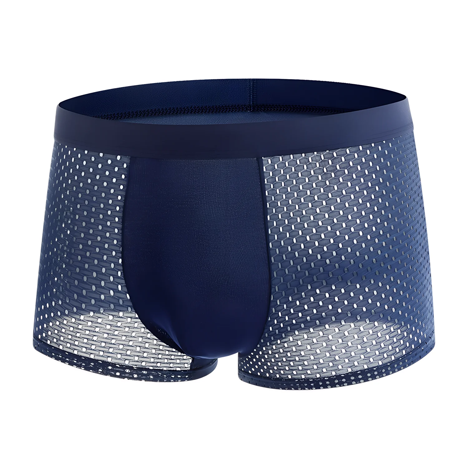 BoxHero Boxer en fibre de bambou - Bleu, L