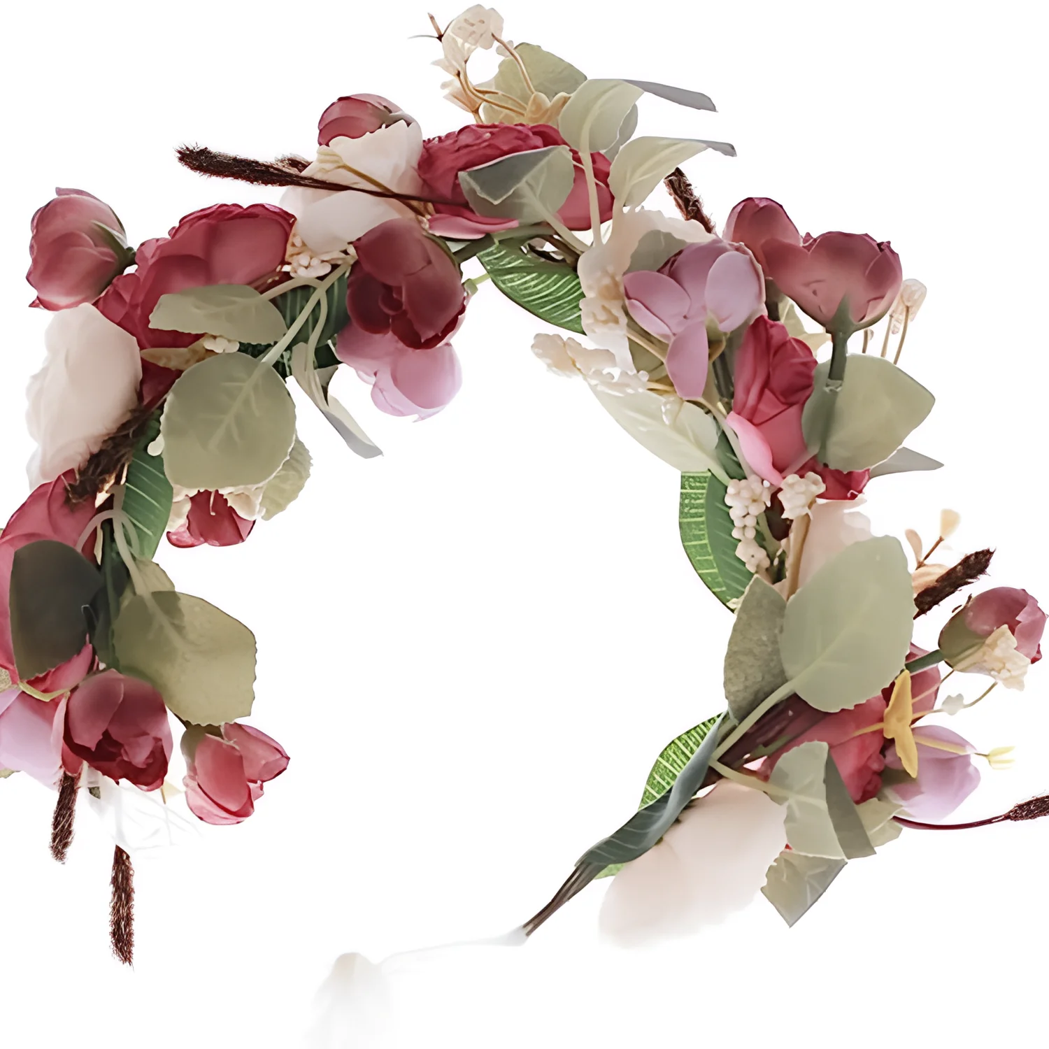 Couronne de fleurs pour cheveux