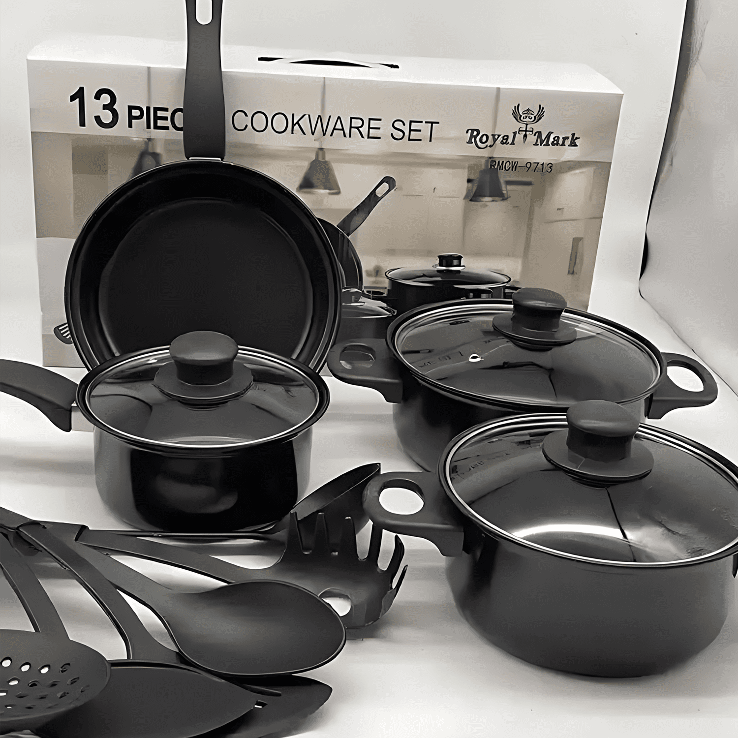 Pure ceramic Ensemble de 12 ustensiles de cuisine antiadhésifs – Image 7