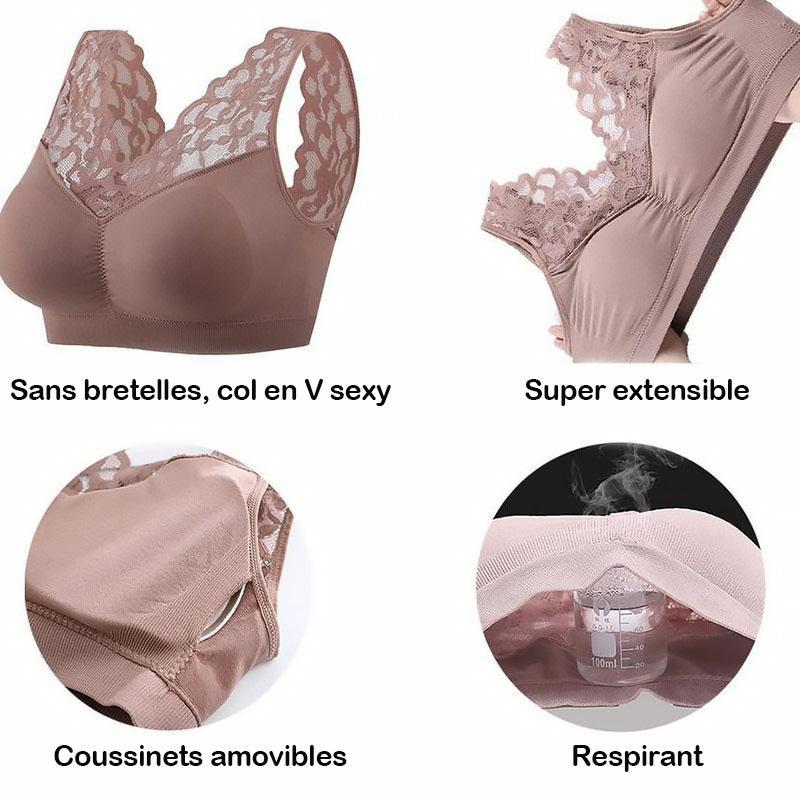 Soutien-gorge en dentelle avec coussinet amovible – Image 7