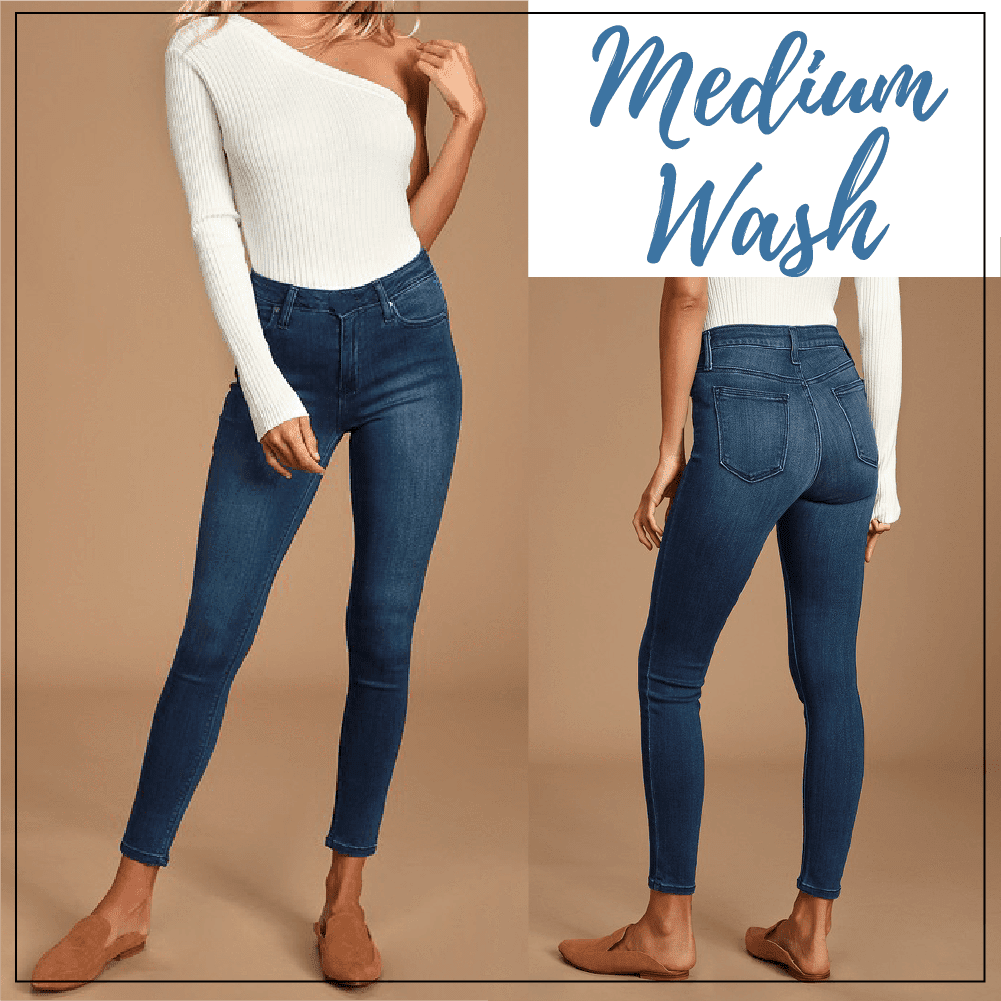 Legging sculptant sans coutures imitation jean - chona – Image 7