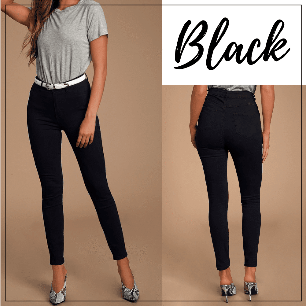 Legging sculptant sans coutures imitation jean - chona – Image 9