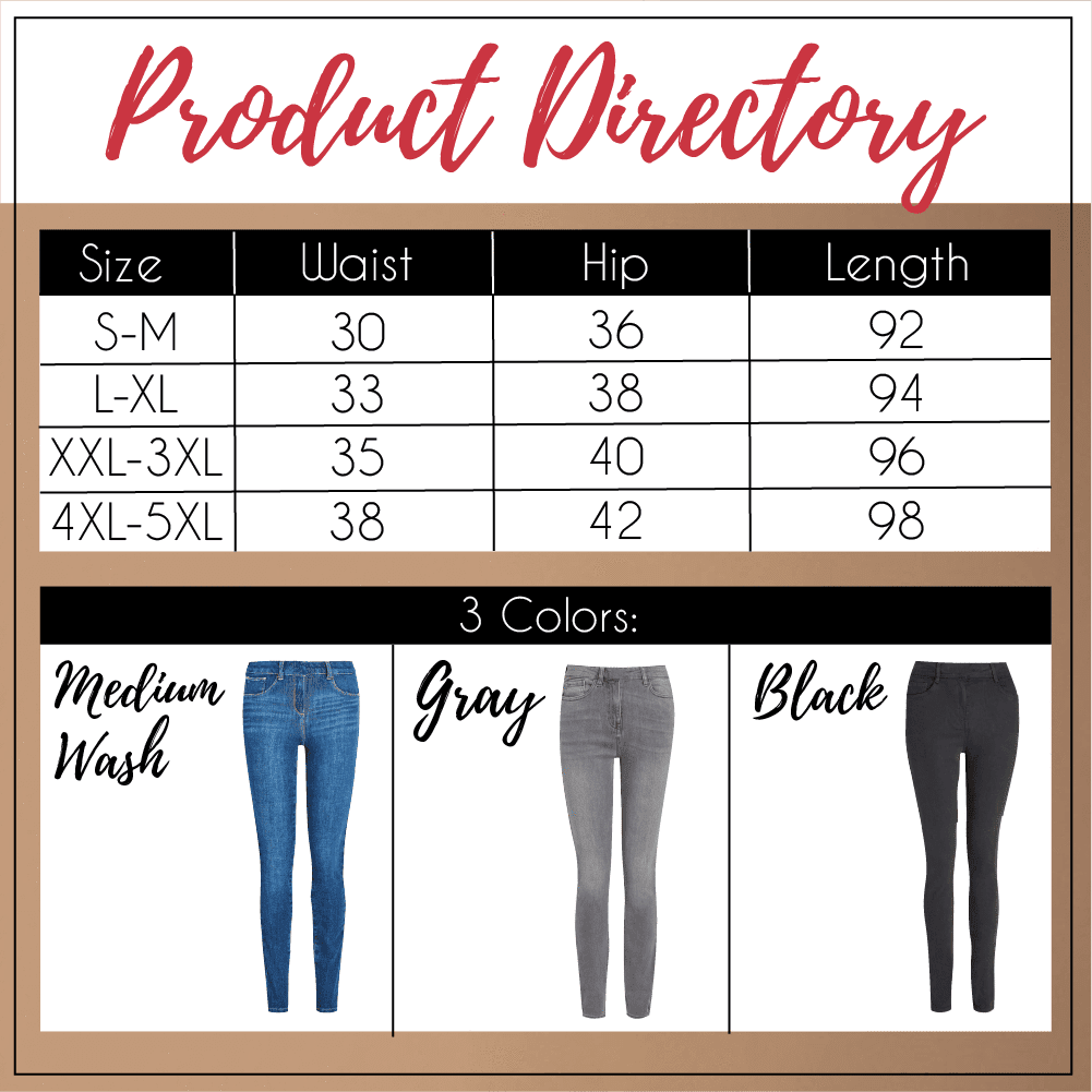 Legging sculptant sans coutures imitation jean - chona – Image 10