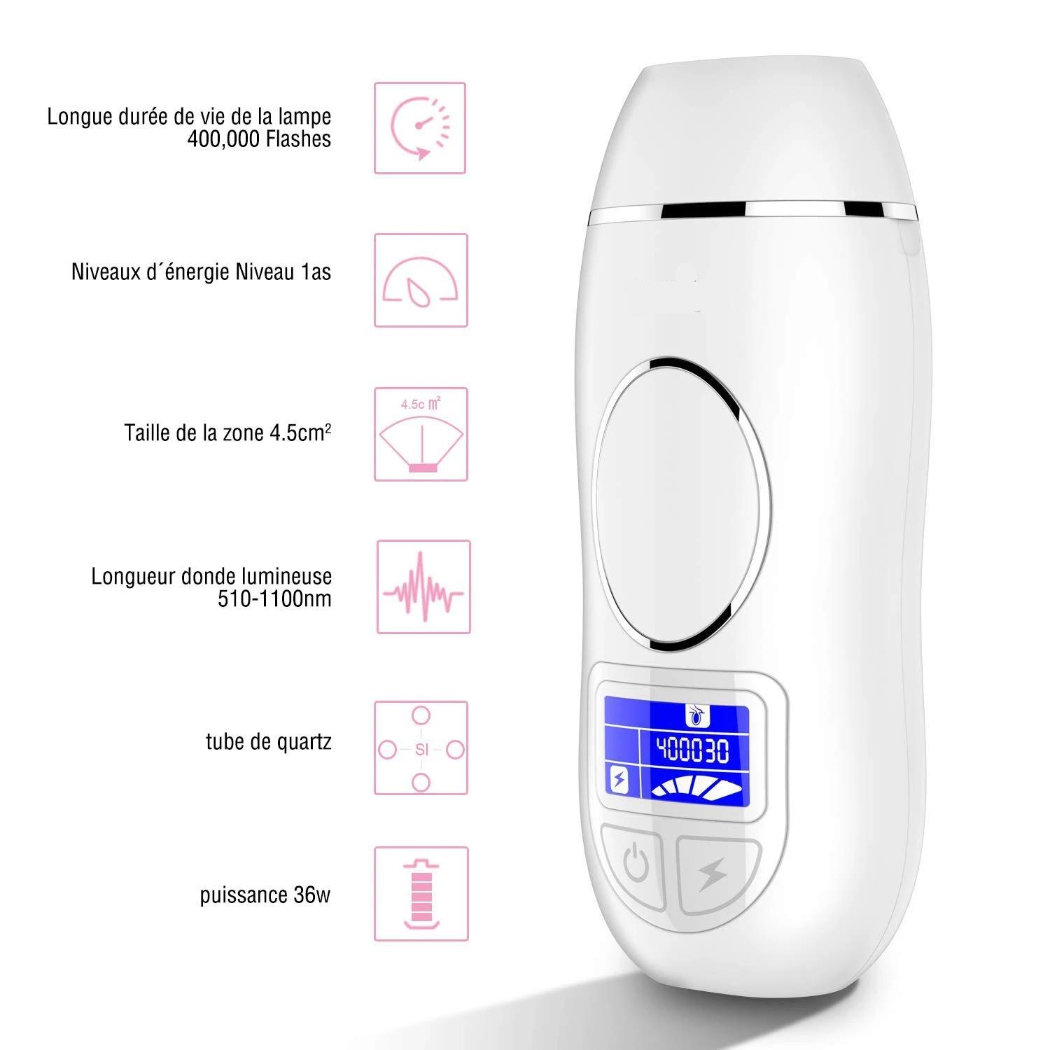 Epilateur laser définitif 400000 flashes baikala – Image 4